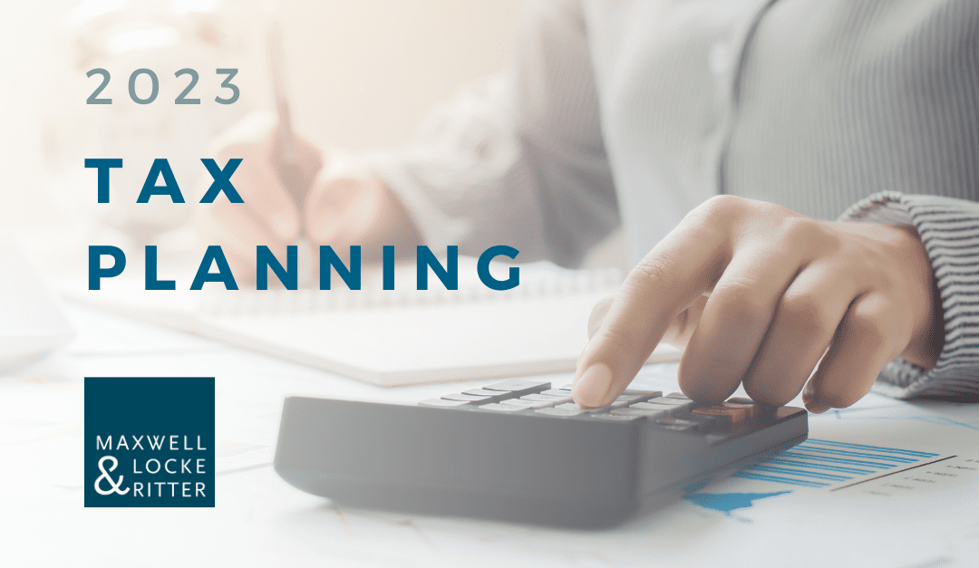 2023 Year-End Tax Planning